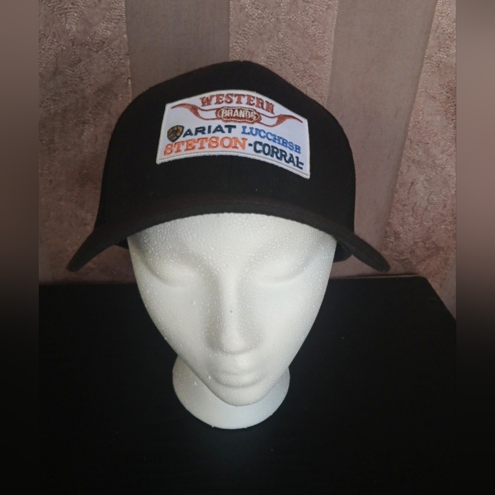 💎 Men's Western Brands Black Trucker Cap